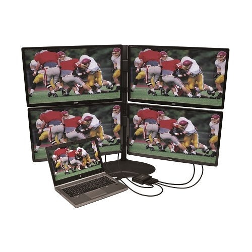 Eaton Tripp Lite B156-004-V2 4-Port 4K DisplayPort Multi-Monitor Splitter, MST Hub, 60Hz, TAA