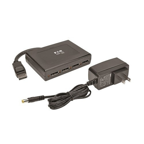 Eaton Tripp Lite B156-004-V2 4-Port 4K DisplayPort Multi-Monitor Splitter, MST Hub, 60Hz, TAA