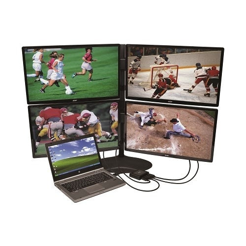 Eaton Tripp Lite B156-004-V2 4-Port 4K DisplayPort Multi-Monitor Splitter, MST Hub, 60Hz, TAA
