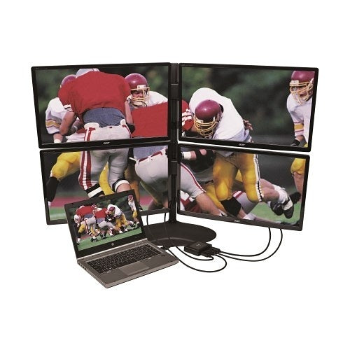 Eaton Tripp Lite B156-004-V2 4-Port 4K DisplayPort Multi-Monitor Splitter, MST Hub, 60Hz, TAA