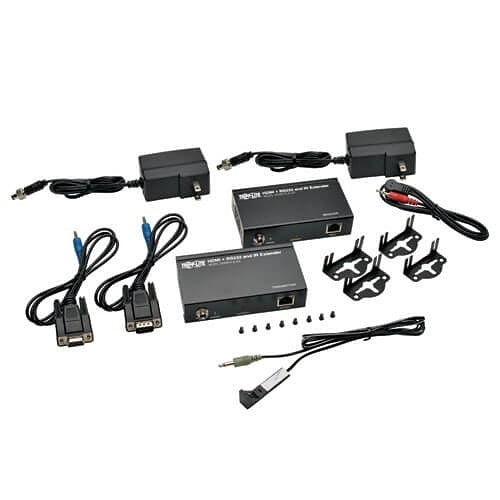Eaton Tripp Lite BHDBT-K-SI-ER HDBaseT HDMI Over CAT5e/CAT6/6A Extender Kit with Serial and IR Control, 1080p, up to 500\' (150 m)