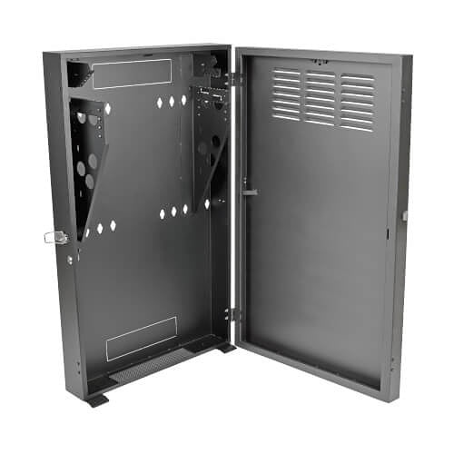 Eaton Tripp Lite SRWF2U36 SmartRack 2U Low-Profile Vertical-Mount Server-Depth Wall-Mount Rack Enclosure Cabinet