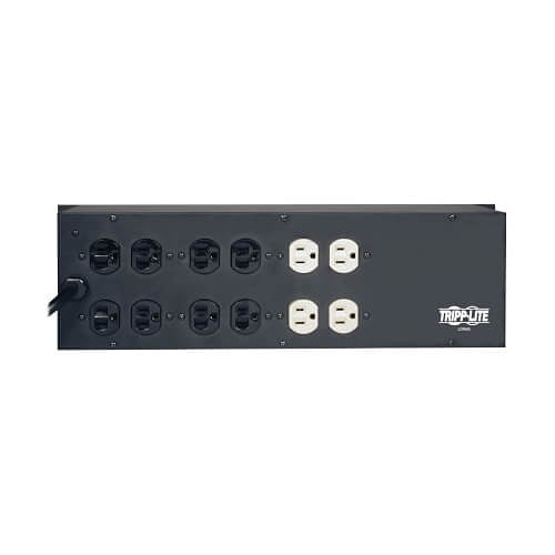 Tripp Lite LCR2400 2400W 120V 3U Rack-Mount Power Conditioner with Automatic Voltage Regulation (AVR), AC Surge Protection, 14 Outlets