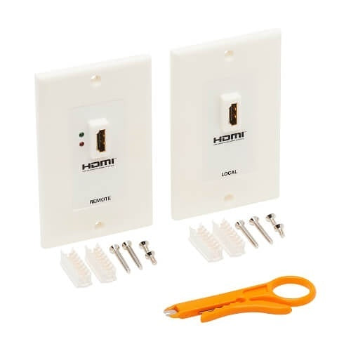 Tripp Lite P167-000 HDMI over Dual CAT5 / CAT6 Extender Wall Plate Kit with Transmitter and Receiver