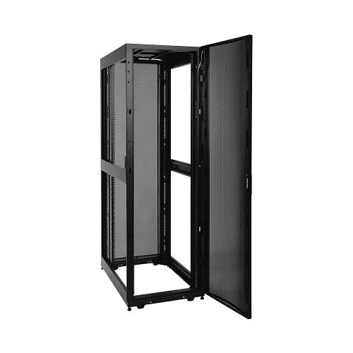 Eaton Tripp Lite SR42UB1032 42U SmartRack Standard-Depth Rack Enclosure Cabinet, Threaded 10-32 Mounting Holes