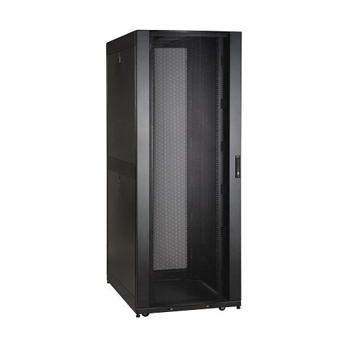 Eaton Tripp Lite SR42UBWDVRT 42U SmartRack Wide Standard-Depth Rack Enclosure Cabinet with 2 Pre-Installed SRCABLEVRT3, Sides and doors