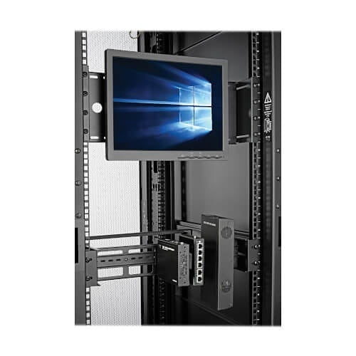 Tripp Lite SRDINRAIL2U SmartRack Adjustable Rack-Mount DIN Rail Kit, Top Hat, Mini Top Hat and G-Style Rails