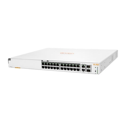 HPE JL807A#ABA Instant On Swtich Series 1960 24-Port Gb Smart-Managed Layer 2+ Ethernet Switch with PoE, 24x 1G, 2x 10GBase-T, 2x SFP+, 20x CL4, 4x CL6 PoE 370W, Stackable