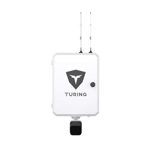 Turing Video LS-KG2-ONEM-3Y SolarShield Outdoor Solar-Powered System, Includes (1) 5MP EDGE+ Bullet Cameras and (1) 3-Year Core AI Licenses
