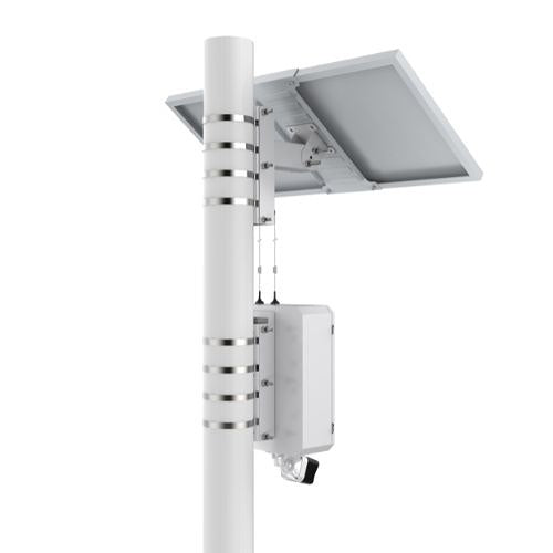 Turing Video LS-KG2-ONEM-3Y SolarShield Outdoor Solar-Powered System, Includes (1) 5MP EDGE+ Bullet Cameras and (1) 3-Year Core AI Licenses