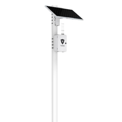 Turing Video LS-KG2-ONEMA-3Y SolarShield Outdoor Axis Base Solar-Powered System, Includes (1) Mini NEMA3R Enclosure, (1) 26Ah Lithium Battery, (1) Solar Panel, (1) TV-ACAI3Y