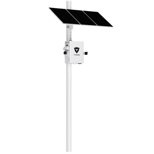 Turing Video LS-KG3-MAX-BS-3Y SolarShield MAX Outdoor Solar-Powered System, Includes (2) 3-Year Core AI Licenses