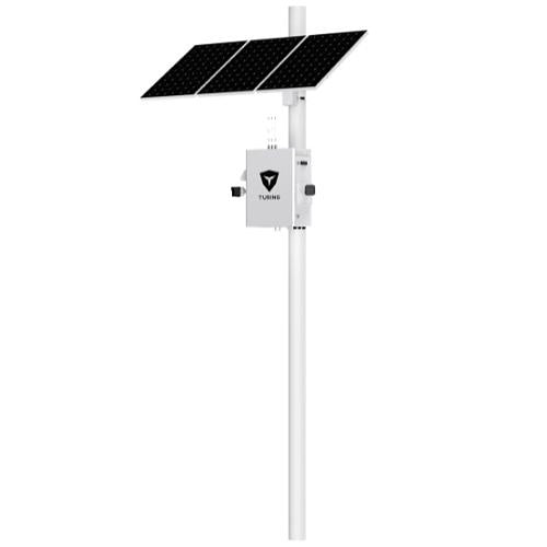 Turing Video LS-KG3-MAX-BS-3Y SolarShield MAX Outdoor Solar-Powered System, Includes (2) 3-Year Core AI Licenses