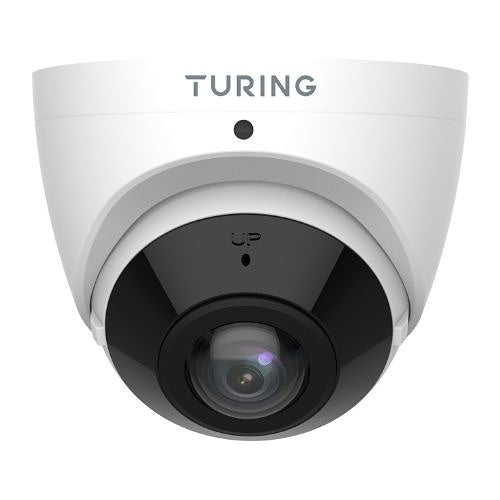 Turing Video TP-MEP8M16-1Y Smart Series 8MP IR Panoramic Turret IP Camera with TV-CORE1Y Cloud VMS License