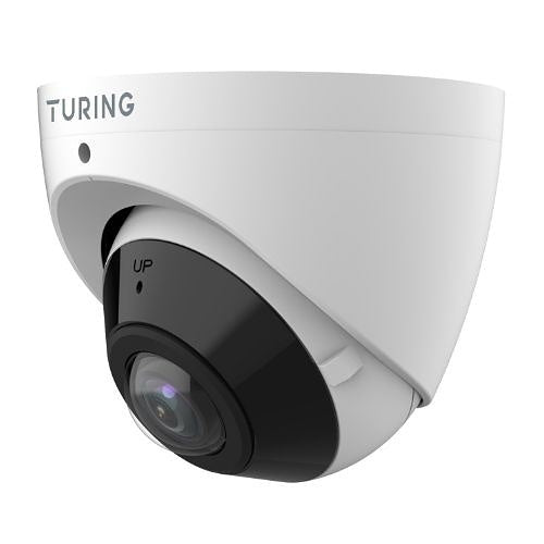 Turing Video TP-MEP8M16-1Y Smart Series 8MP IR Panoramic Turret IP Camera with TV-CORE1Y Cloud VMS License