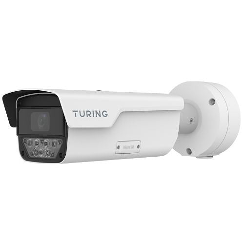 Turing Video TP-MMB4AV8L SMART Series 4MP IR Low Light LPR Bullet Network Camera w/ Cloud VMS Basic License, 8-32mm Lens, White
