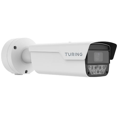 Turing Video TP-MMB4AV8L SMART Series 4MP IR Low Light LPR Bullet Network Camera w/ Cloud VMS Basic License, 8-32mm Lens, White