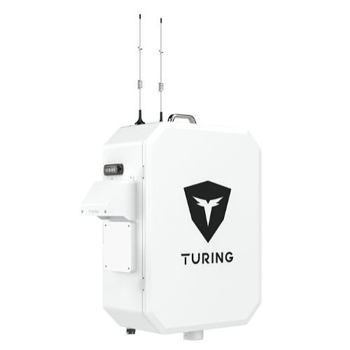 Turing Video SS-KG1-B1ALP-3Y SiteShield Axis LPR Base System SS-KG1-B1ALP, Includes NEMA3R Enclosure with 4G Router, PoE Switch, Heater, Fan and Strobe Light Pre-Assembled, (1) TV-ACAI-PREMLPR3Y