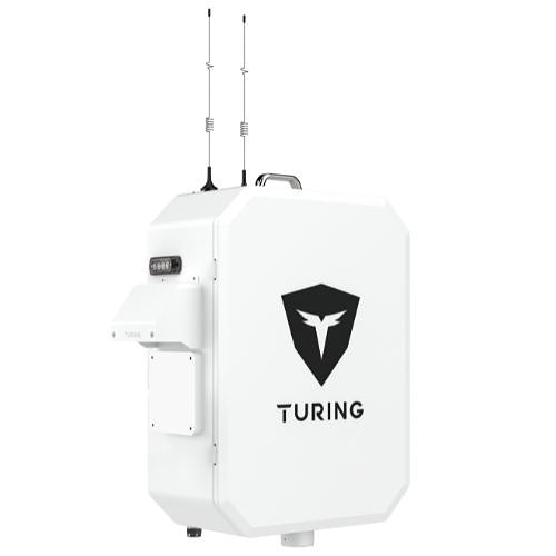 Turing Video SS-KG1-B2S-5G SkyShield Base System, Includes NEMA3R Enclosure with 4-Channel NVR, 5G Router, Heater, Fan, and Strobe Light Pre-Assembled, (2) 3-Year Core AI Licenses