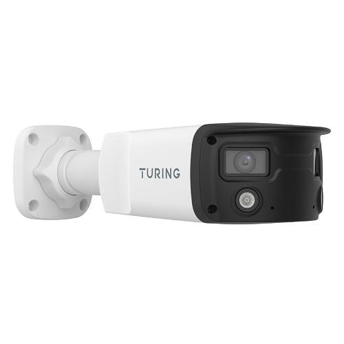 Turing Video TP-X2B8MPR-1Y SMART Series 8MP Panoramic Dual Sensor Camera with Stitched Into a Single Image and 1-Year TV-CORE License