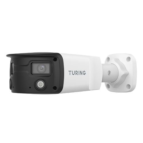 Turing Video TP-X2B8MPR-1Y SMART Series 8MP Panoramic Dual Sensor Camera with Stitched Into a Single Image and 1-Year TV-CORE License