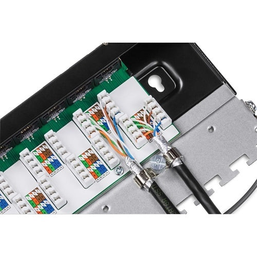 TRENDnet TC-P08C6AS 8-Port Cat6A Shielded Wall Mount Patch Panel