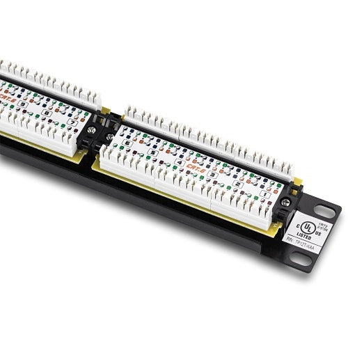 TRENDnet TC-P12C6 12-Port Cat6 Unshielded Patch Panel, 10 \\"es Wide