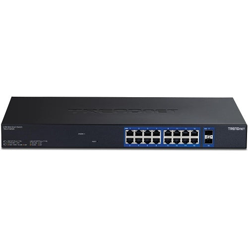 TRENDnet TEG-3182WS 18-Port Multi-Gig Web Smart Switch, 16-Port 2.5G, 2-Port 10G SFP+