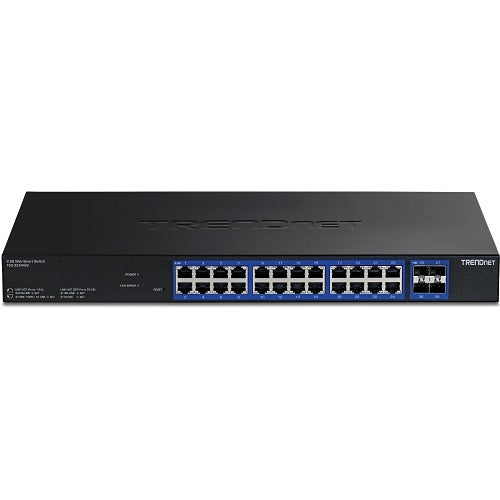 TRENDnet TEG-3284WS 28-Port Multi-Gig Web Smart Switch, 24-Port 2.5G, 4-Port 10G SFP+