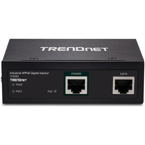 TRENDnet TI-IG90 Hardened Industrial 90W Gigabit PoE Injector, 4-Pair PoE
