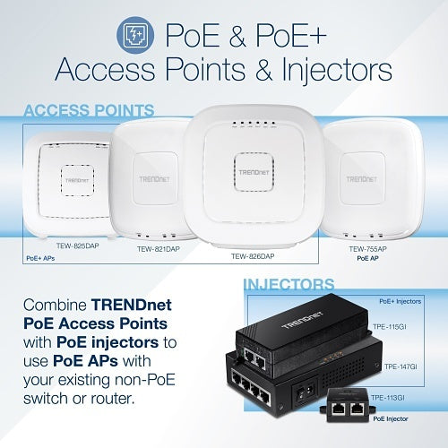 TRENDnet TPE-113GI Gigabit PoE Injector