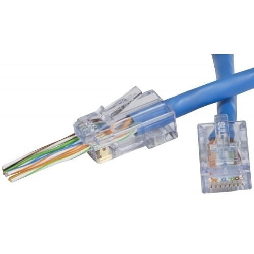 Platinum Tools 100010B EZ-RJ45 CAT6 Connector, 100-Piece