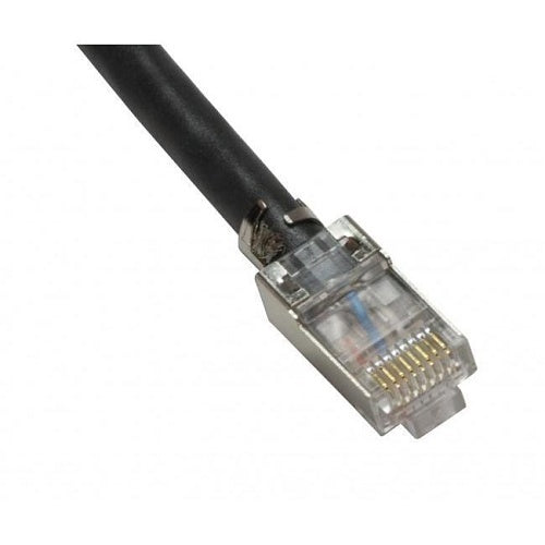 Platinum Tools 106240 CAT6a / CAT7 RJ45 Shielded Connector, 8P8C for Solid or Stranded Cable, 28-26 AWG, 100-Pack