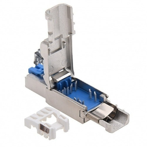 Platinum Tools 106270 CAT8 Shielded Toolless RJ45 Connector, 1-Pack Bag