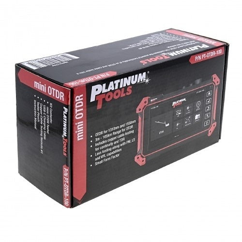 Platinum Tools PT-OTDR-100 Mini OTDR Fiber Tester