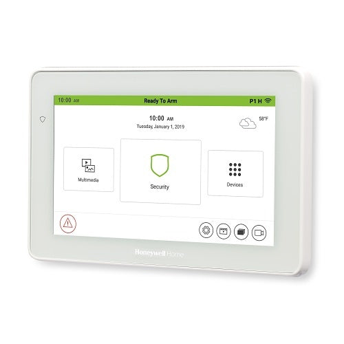 Honeywell Home TUXEDOW Tuxedo Touch 7\\" Touchscreen Keypad with Smart Control and Voice Annunciation, Branded