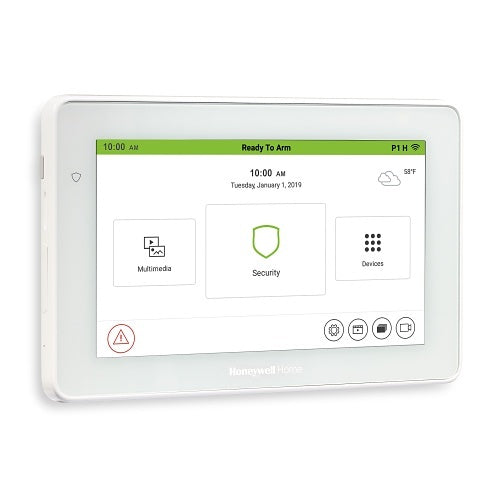 Honeywell Home TUXEDOW Tuxedo Touch 7\\" Touchscreen Keypad with Smart Control and Voice Annunciation, Branded
