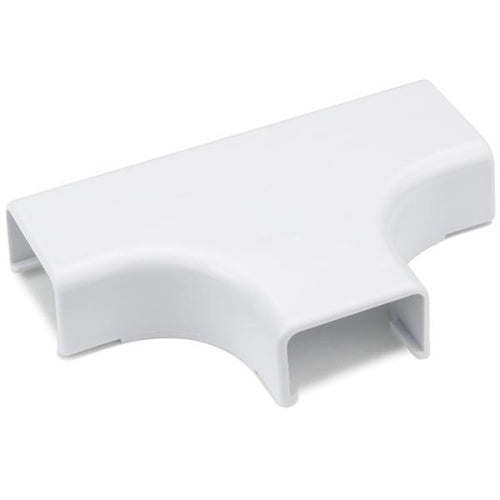 HellermannTyton TSR2W-21 Raceway Series Tee Cover, 1-1/4", 1" Bend Radius, PVC, White