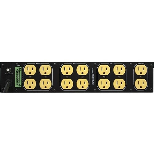 SurgeX SEQ Sequencing Surge Eliminator and Power Conditioner with Remote, 2RU