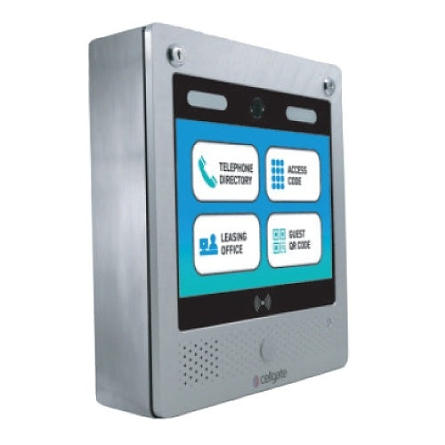 CellGate AA1XLSM-ATT Watchman WXL AT&T Surface-Mount Telephone Entry with Live Streaming Video for Multi-Family or Commercial Applications