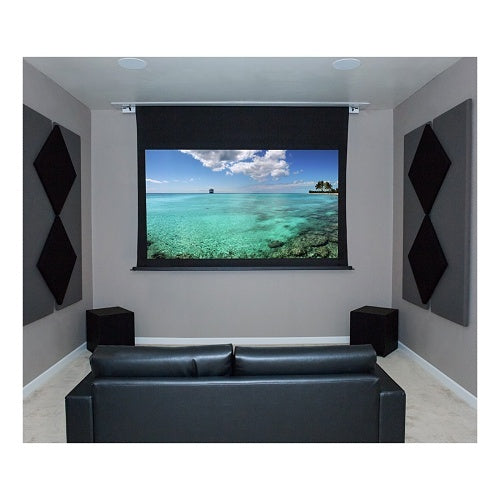 Dragonfly DFRM-NTT-130-MW 133\\" Recessed Motorized Matte White Projection Screen (16:9)