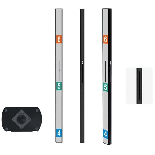 Weldex WDC-4605XV-SILVER 1/3\\" High Resolution Face View Camera, Height Strip, Silver