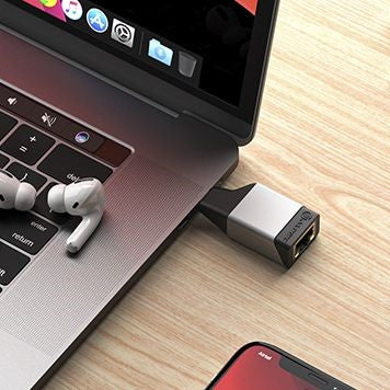Alogic Adapter USB-C Male to RJ45 Gigabit Ethernet Female - Space Grey