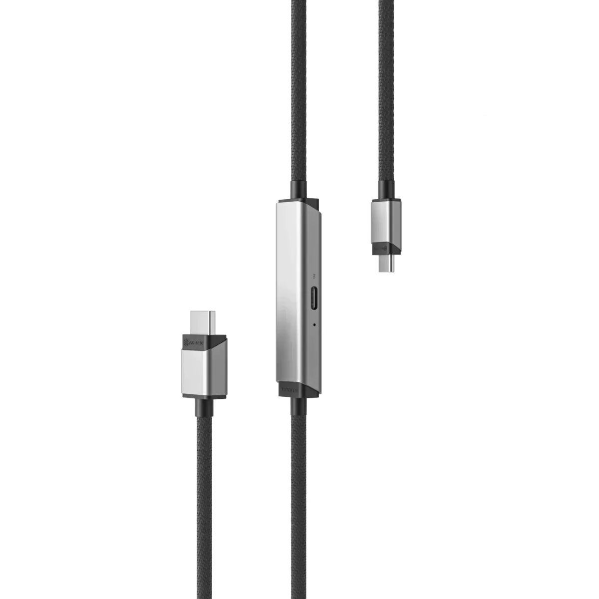 Alogic USB-C to HDMI 4k Ultra HD Cable 6ft with 100W Power Delivery PD Pass through - Black