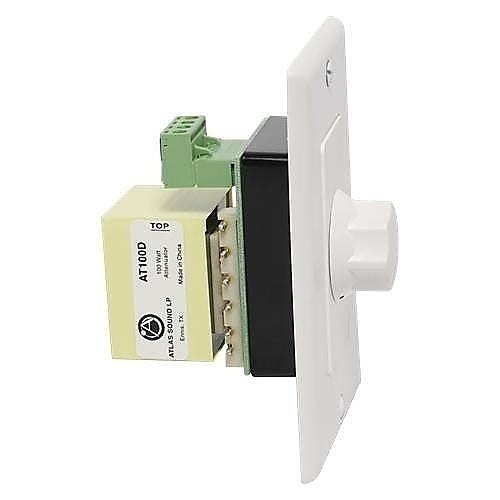 AtlasIED AT100D Deluxe Decora Plate Mounted 100W Attenuator, dB Steps