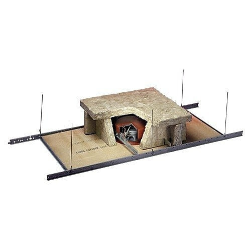 AtlasIED C10AT72FRK Fire Rated 8\\" Dual Cone Speaker with 4W 25V/70V Transformer, Enclosure and Baffle