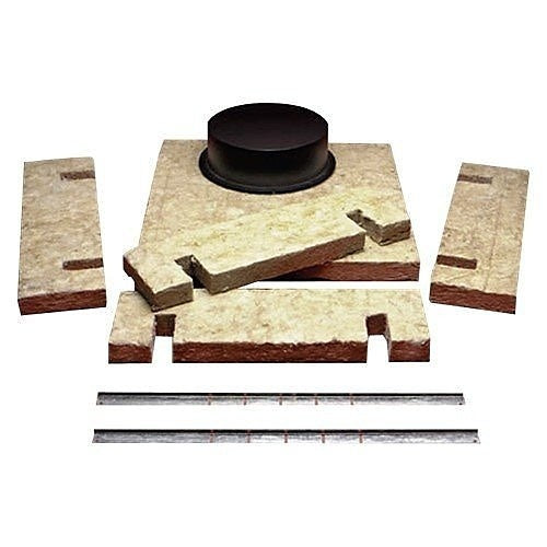 AtlasIED C10AT72FRK Fire Rated 8" Dual Cone Speaker with 4W 25V/70V Transformer, Enclosure and Baffle