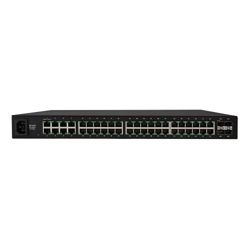 Araknis Networks AN-220-SW-R-44-POE 220 Series 44-Port Managed Layer 2 Gigabit Switch with Partial PoE+, 44-Ports, Rear Facing Ports