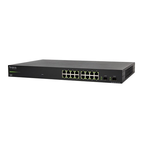 Araknis Networks AN-320-SW-F-16-POE 320 Series Managed Layer 2 Gigabit Switch with Full PoE+, 16-Ports, Front Facing Ports