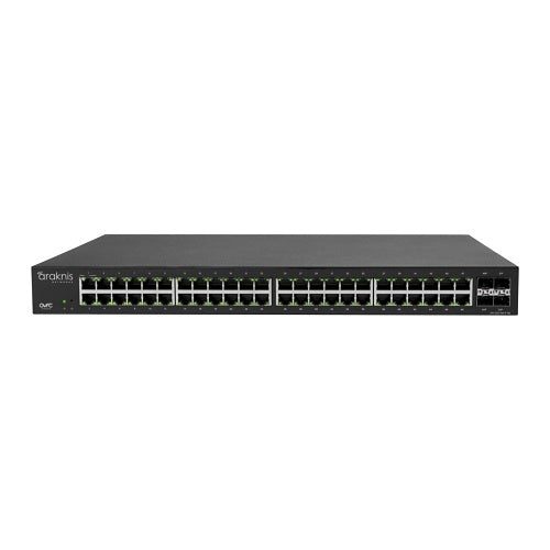 Araknis Networks AN-320-SW-F-48 320 Series Managed Layer 2 Gigabit Switch, 48-Ports, Front Facing Ports